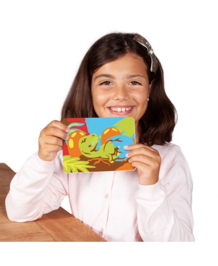 Liivajoonistamise komplekt SABBIARELLI Dinosaurused liivas