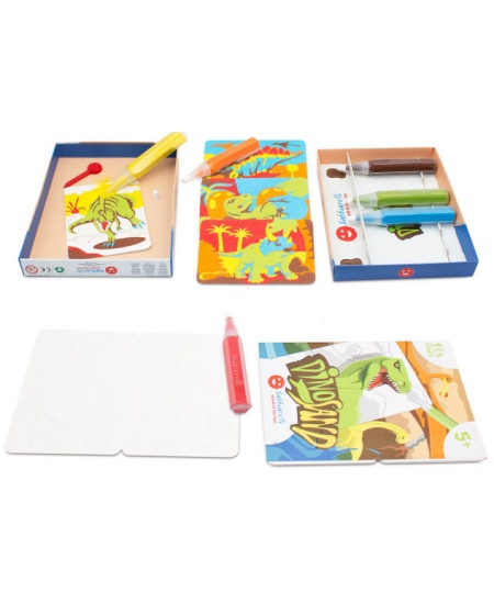 Liivajoonistamise komplekt SABBIARELLI Dinosaurused liivas