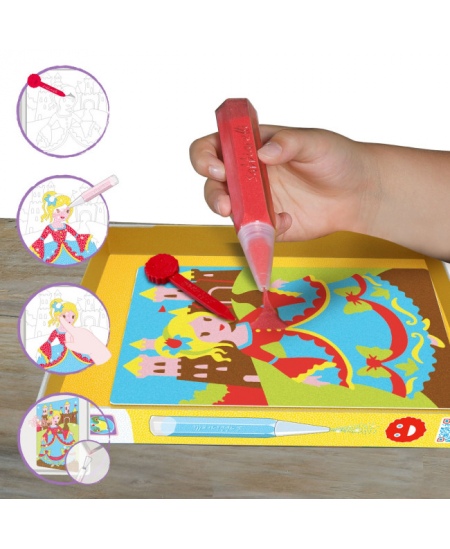 Liivajoonistamise komplekt SABBIARELLI Printsessid