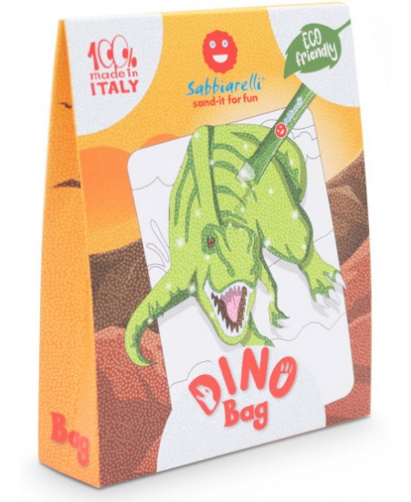 Liivajoonistamise komplekt kotis SABBIARELLI Dinosaurused