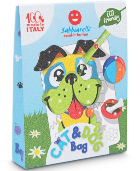 Liivajoonistamise komplekt kotis SABBIARELLI Kassid ja koerad