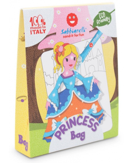 Liivajoonistamise komplekt kotis SABBIARELLI Printsessid