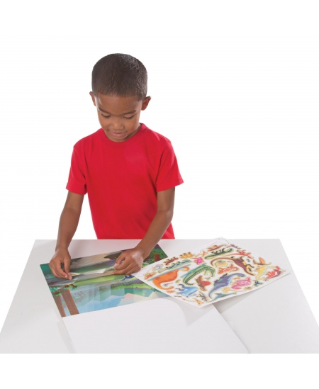 Korduvkasutatavate kleepsude komplekt MELISSA & DOUG Eelajaloolised loomad