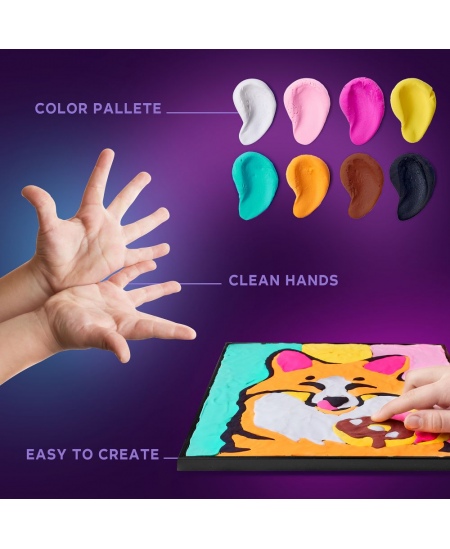 3D saviga värvimise komplekt OKTO Rebane, 30x30 cm