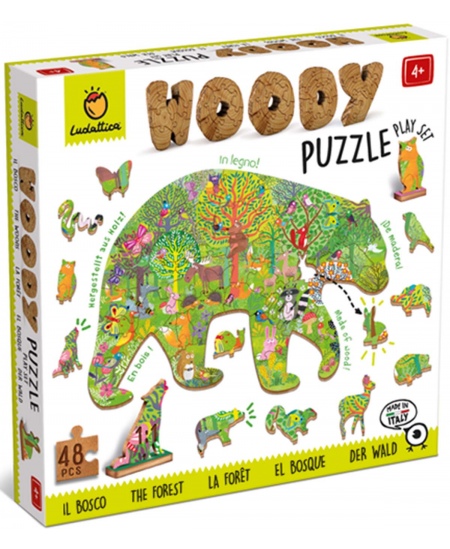 Puidust pusle LUDATTICA Mets, 48 osa