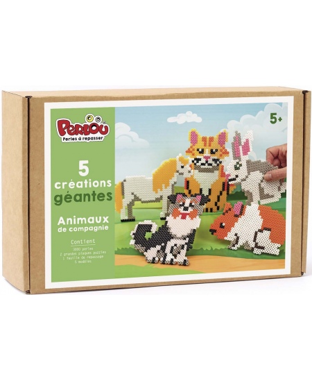 Triigitav pärlimosaiik PERLOU Lemmikloomad, 3000 helmest