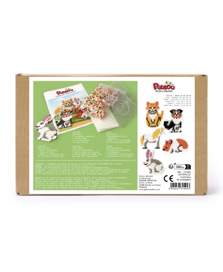 Triigitav pärlimosaiik PERLOU Lemmikloomad, 3000 helmest