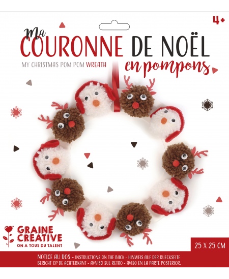 Jõulumullipärgade meisterdamise komplekt GRAINE CREATIVE