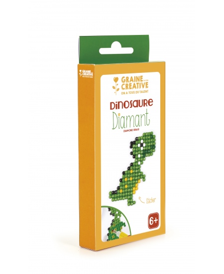 Teemantmosaiik kleebisel GRAINE CREATIVE Dinosaurus