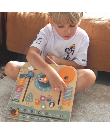 Puidust kalender ja kell VIGA PolarB