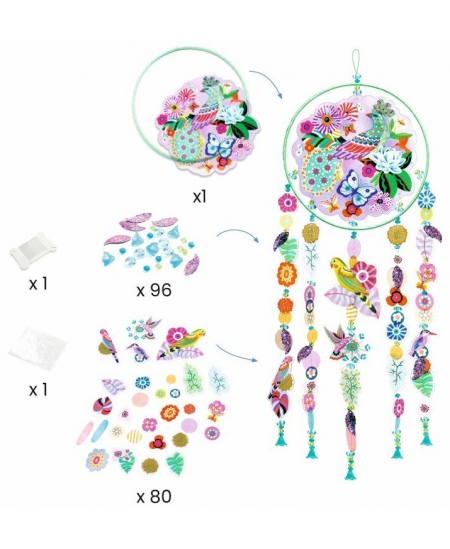 Päikesepüüdja valmistamise komplekt DJECO Paradiisilind