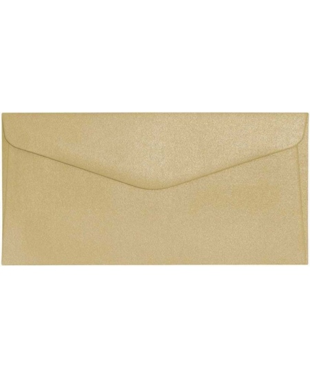 Ümbrikud PEARL DL (E65), 110x220 mm, 10 tk, metalliseeritud kuldsed