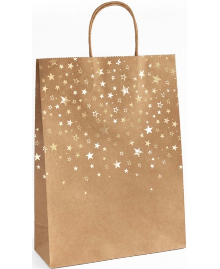 Kingikott, 33x10x24 cm, pruun tähtedega