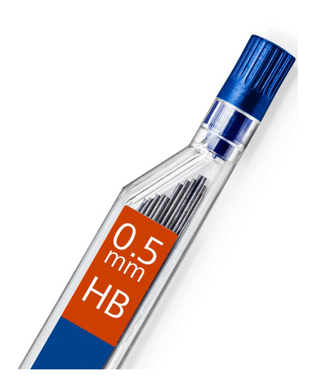 Grafiidid automaatpliiatsitele STAEDTLER, 0,5 mm (HB), 12 tk