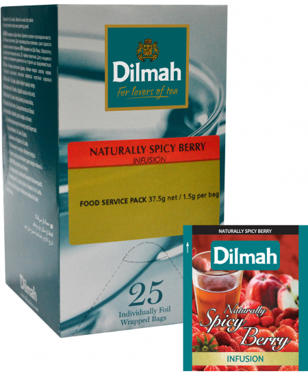 Taime- ja puuviljatee DILMAH Spice Berry, 25 tk