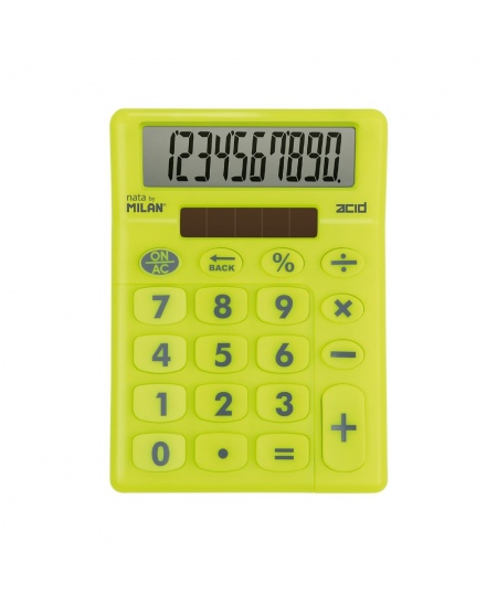 Taskuarvuti MILAN Acid, 10 kohta, kirkad värvid