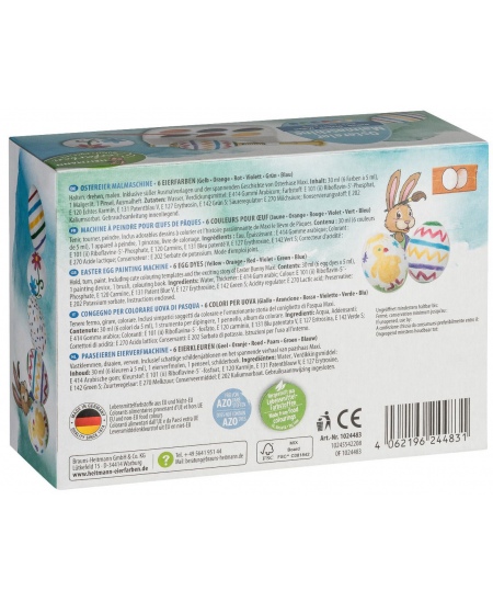 Munade värvimise seade väikestele HEITMANN Hoian, keerutan, värvin