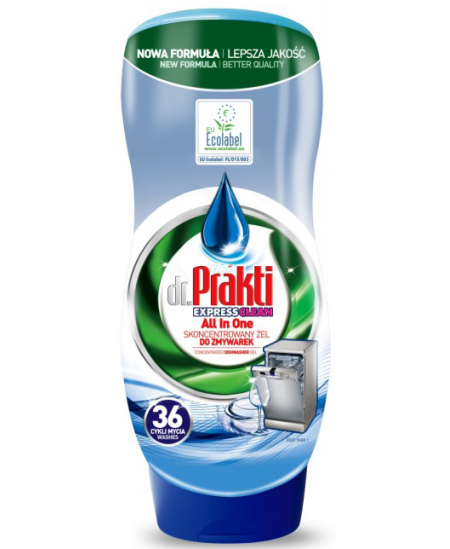 Nõudepesumasina geel Dr. PRAKTI, 720 ml