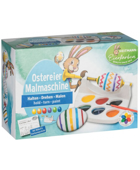 Munade värvimise seade väikestele HEITMANN Hoian, keerutan, värvin