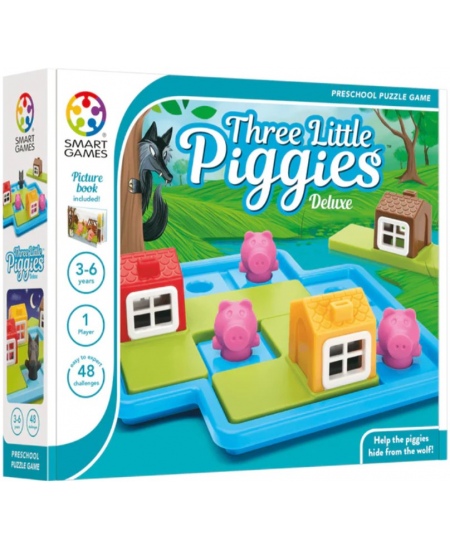 Lauamäng SMART GAMES Kolm põrsakest (3+)