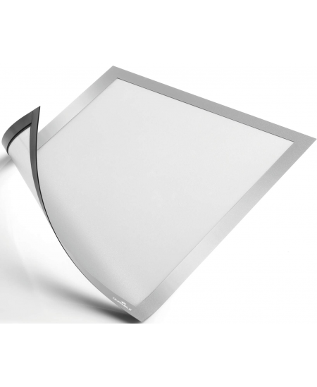 Dokumendiraam DURAFRAME MAGNETIC, A4, 5 tk, hõbedane.