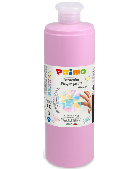 Sõrmevärv PRIMO, pastelne roosa, 750 ml