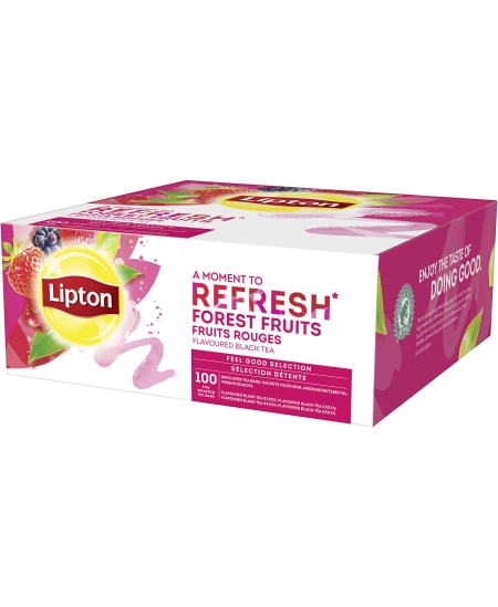 Must tee LIPTON metsamarjamaitseline, 100 tk
