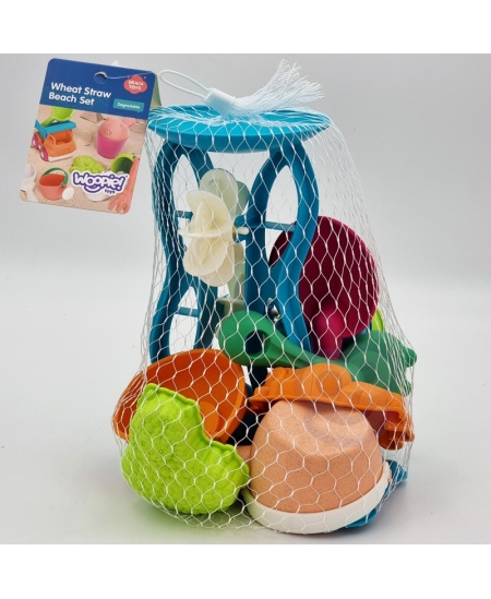 Liivakomplekt ratta ja kastekannuga WOOPIE, 10-osaline