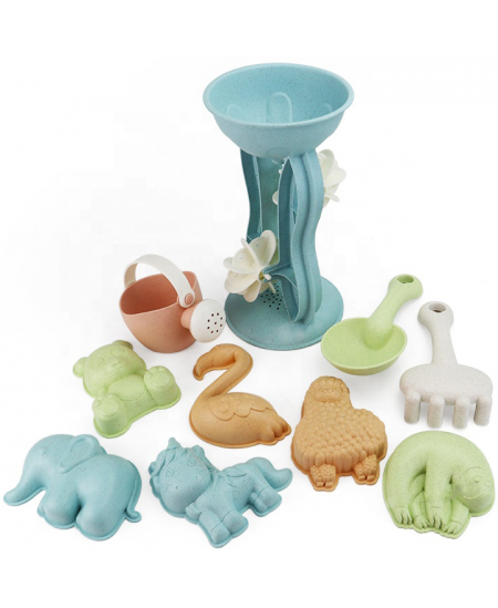 Liivakomplekt ratta ja kastekannuga WOOPIE, 10-osaline