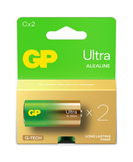 Patareid GP BATTERIES, LR14 (C), 2 tk