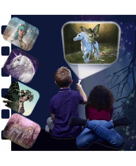 Laste projektor - taskulamp BRAINSTORM Haldjad ja ükssarvikud