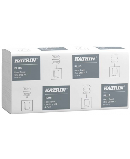 Leht-paberkäterätid KATRIN One Stop M 2, 87303, Z-volt, 144 lehte, 1 pakk
