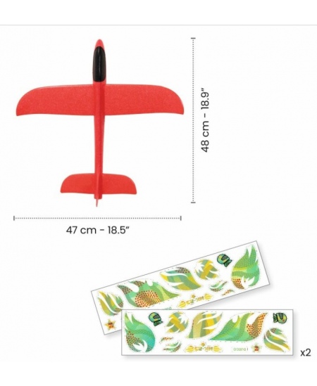 Kaunistatav liugurlennuk DJECO Tulelennuk