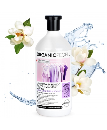 Pesugeel ORGANIC PEOPLE värvilisele kangale, 1 l