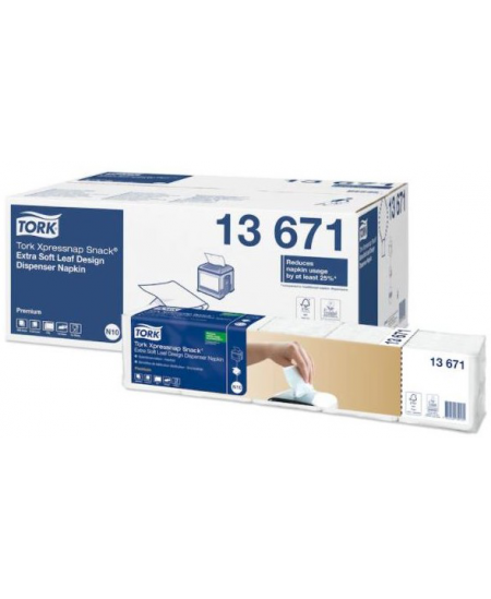 Valged salvrätikud TORK dosaatoritele Extra Soft N10, 500 tk.