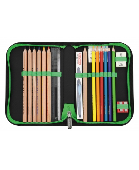 Seljakott koos tarvikutega HERLITZ SoftLight Plus Greenline Explorer