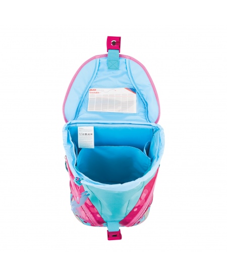 Seljakott koos tarvikutega HERLITZ SoftLight Plus Greenline Pink Bubbles