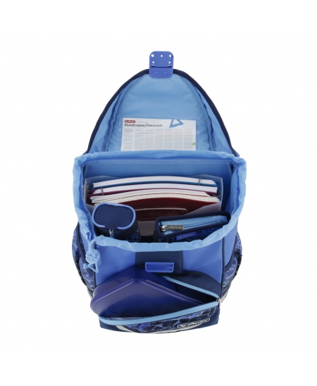 Seljakott koos tarvikutega HERLITZ UltraLight Plus Blue Shark