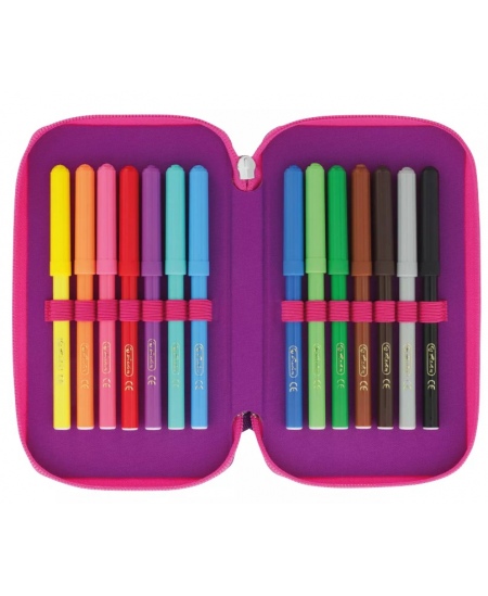 Pinal HERLITZ Dip Dye, lilla, kolme sektsiooniga, täidetud