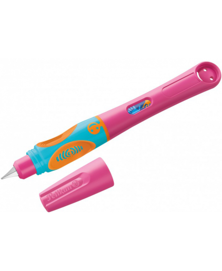 Täitesulepea PELIKAN Griffix‑4, vasakukäelistele, Lovely Pink, blister