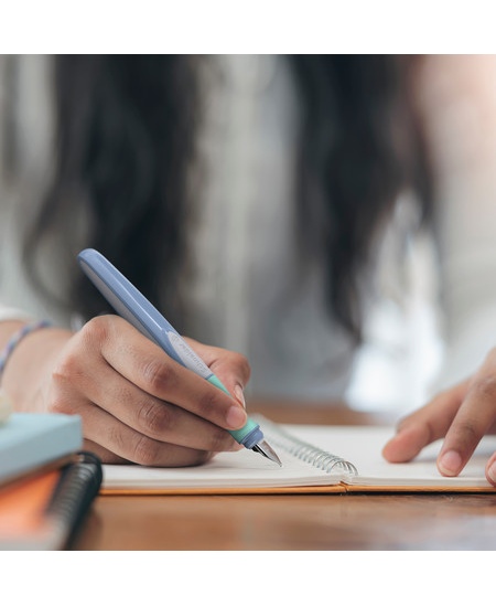 Täitesulepea SCHNEIDER Ray, paremakäelistele, hall‑roheline korpus