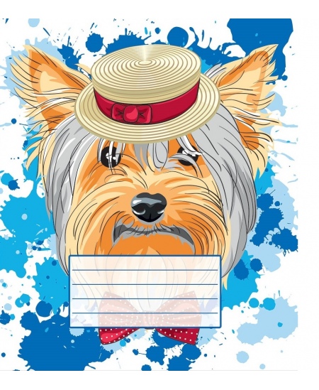 Ruuduline vihik NALJAKAD LOOMAD, 12 lehte, 80 gsm