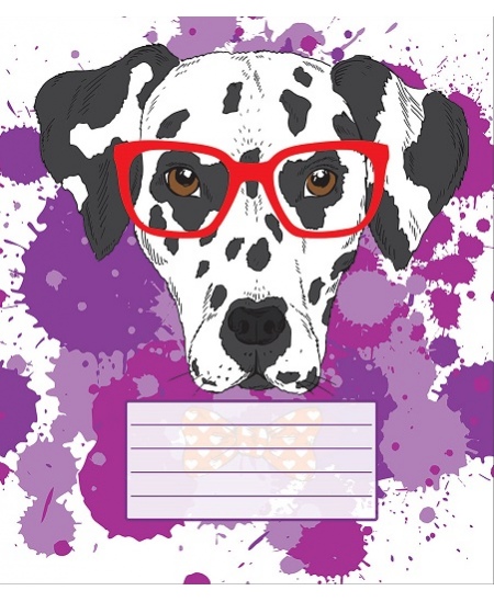 Ruuduline vihik NALJAKAD LOOMAD, 12 lehte, 80 gsm