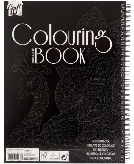 Värvimisraamat GRAFIX Paabulind, 28x21 cm, 50 lehte, 100 gsm