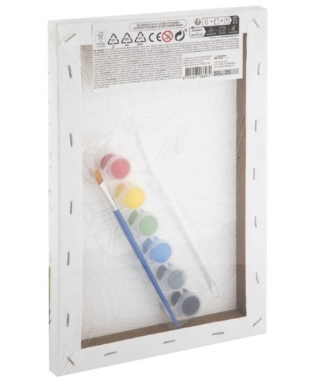 Numbrite järgi värvimise komplekt GRAFIX Auto, lõuend, 29,7x19,5 cm