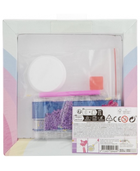 Teemantmosaiik lõuendil GRAFIX Ükssarvik, 20x20cm