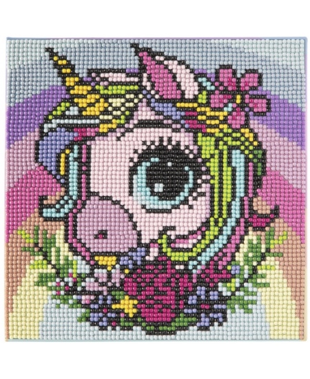 Teemantmosaiik lõuendil GRAFIX Ükssarvik, 20x20cm