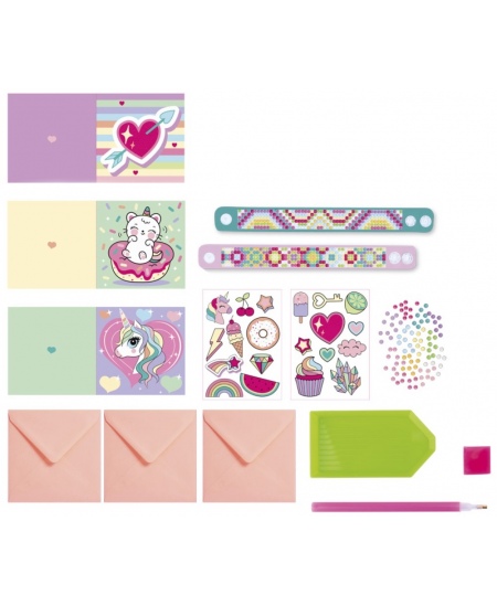 Teemantmosaiik käevõrude komplekt GRAFIX, 2 tk.