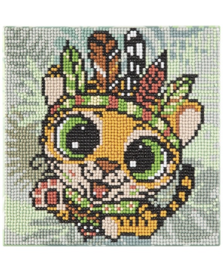 Teemantmosaiik lõuendil GRAFIX Tiger, 20x20cm