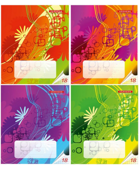 Ruuduline vihik OZIRIS, 18 lehte, 65 gms